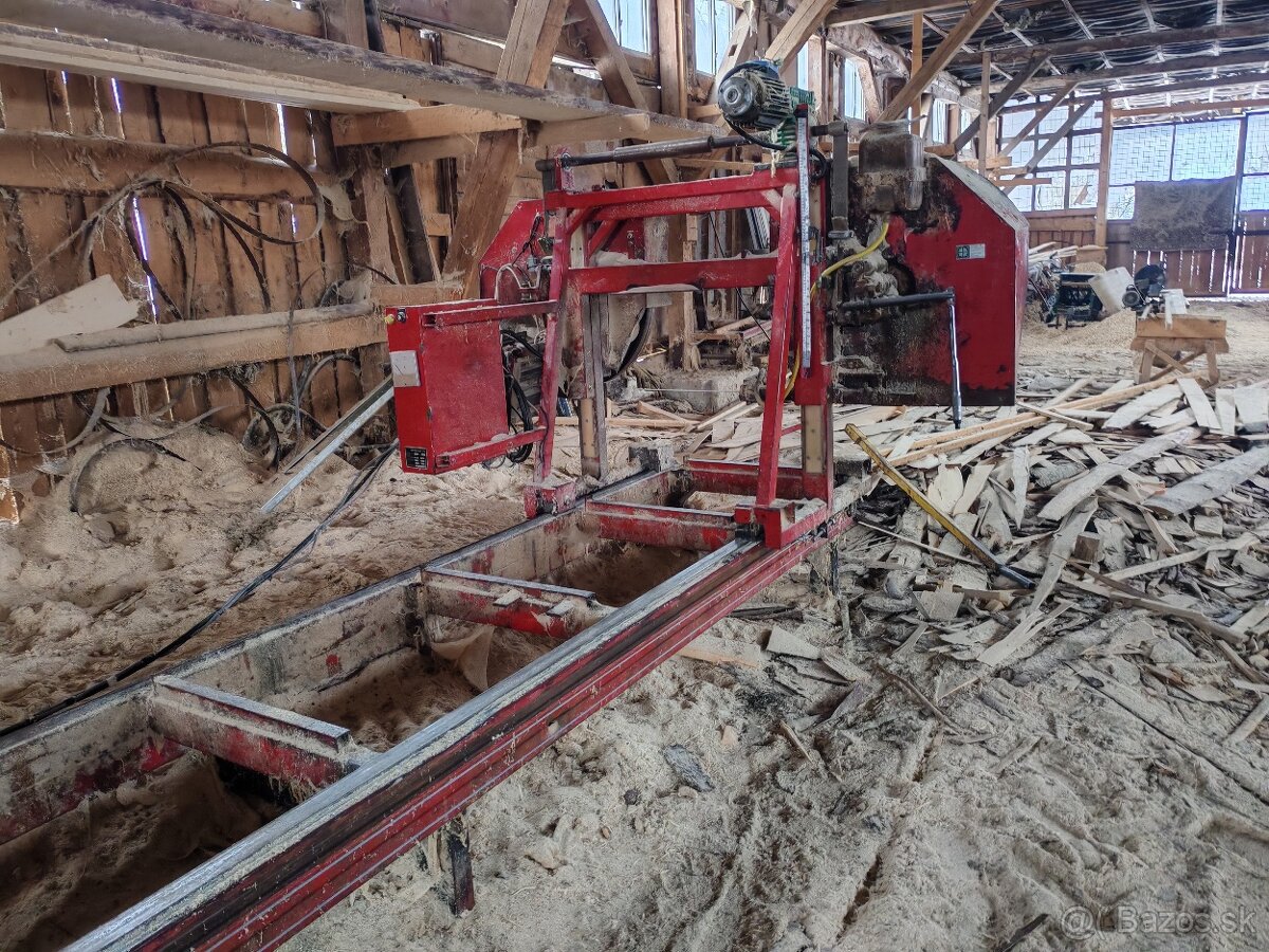 Kmeňová píla, gáter, pásová píla 9m - 2