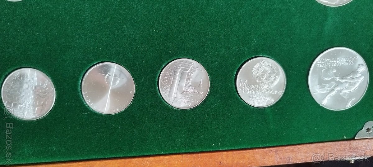 Sada strieborných mincí ČSFR - 2