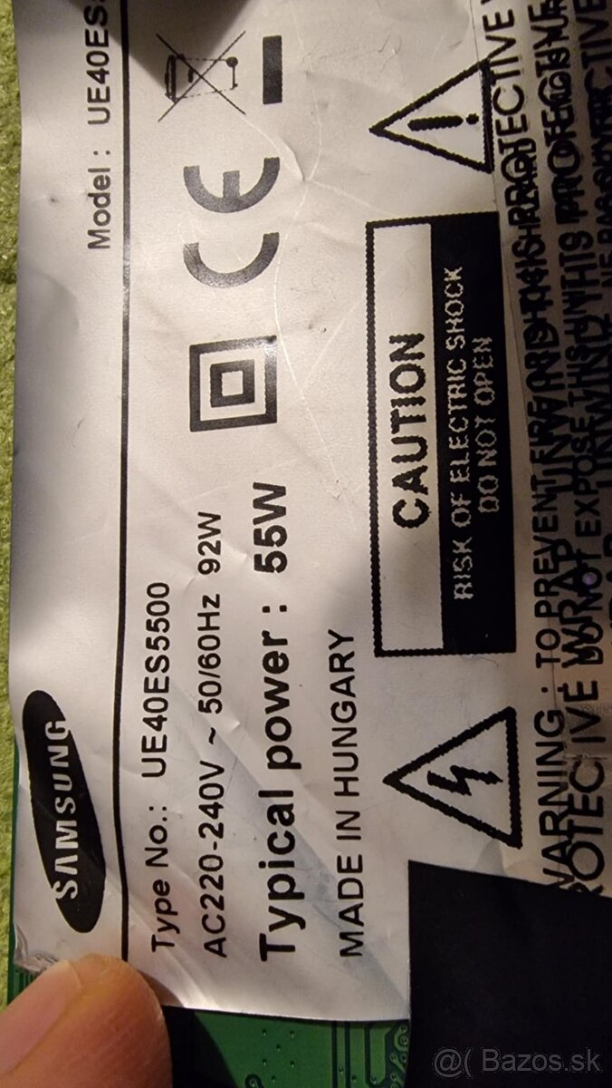 TV Samsung - UE40ES5500 - TCon - 2