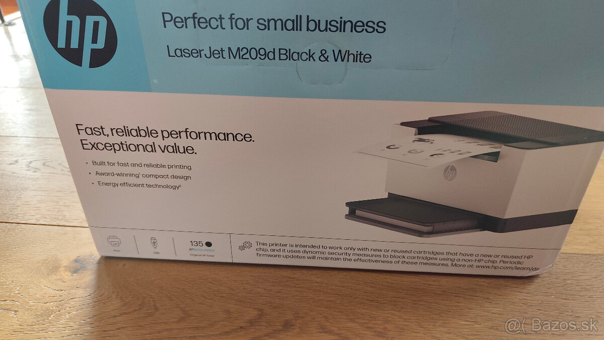 Predám tlačiareň Laser Jet M209d Black & White, nová. - 2