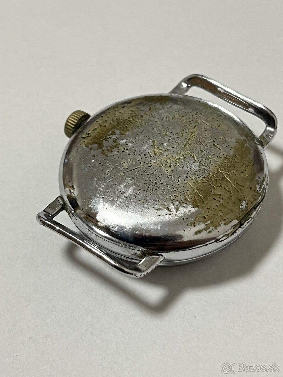 Letecké raritné švajčiarske vojenské hodinky Helvetia - 2