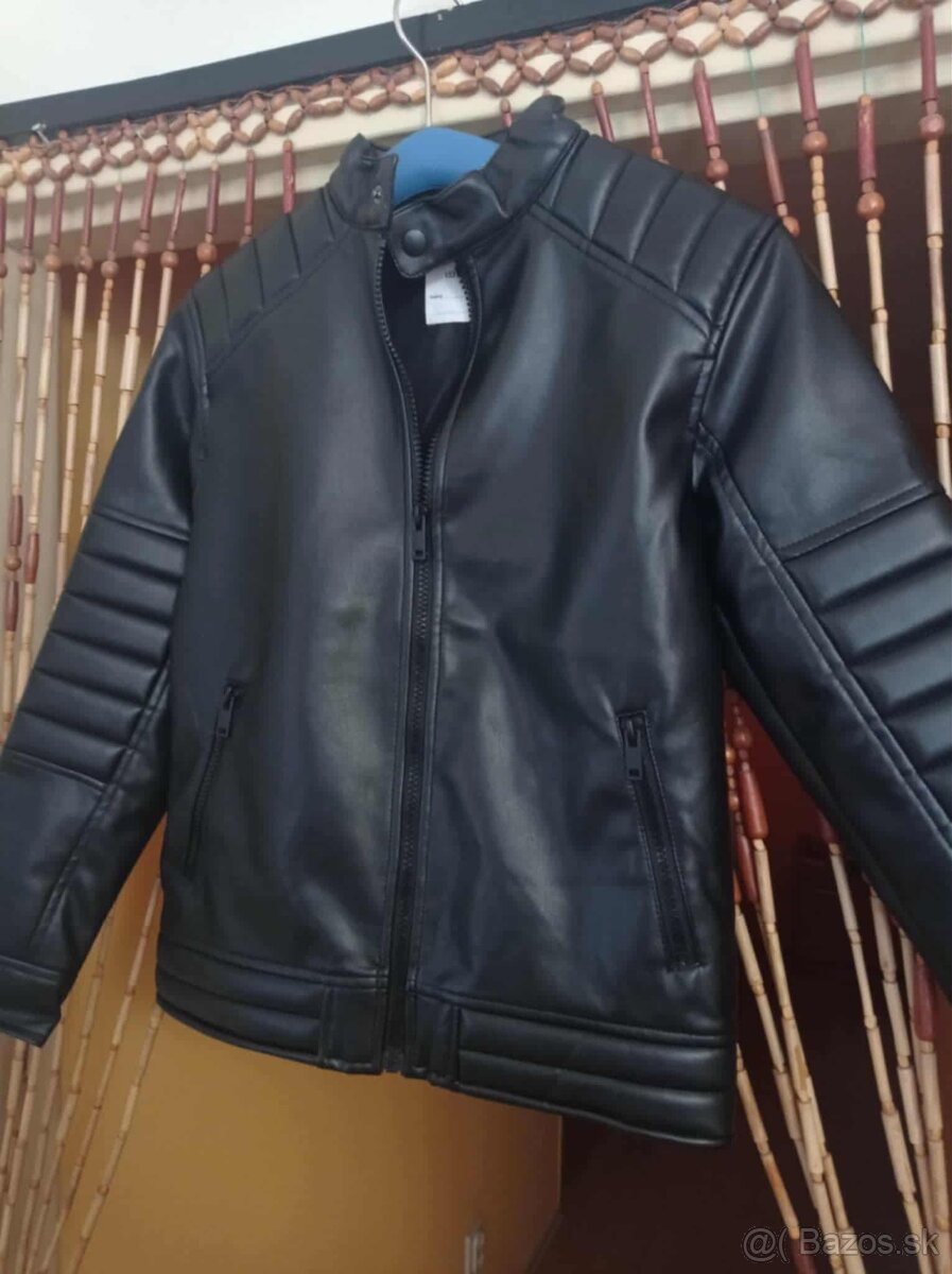 Krásna detská kož.bunda- pre chlapca - 2