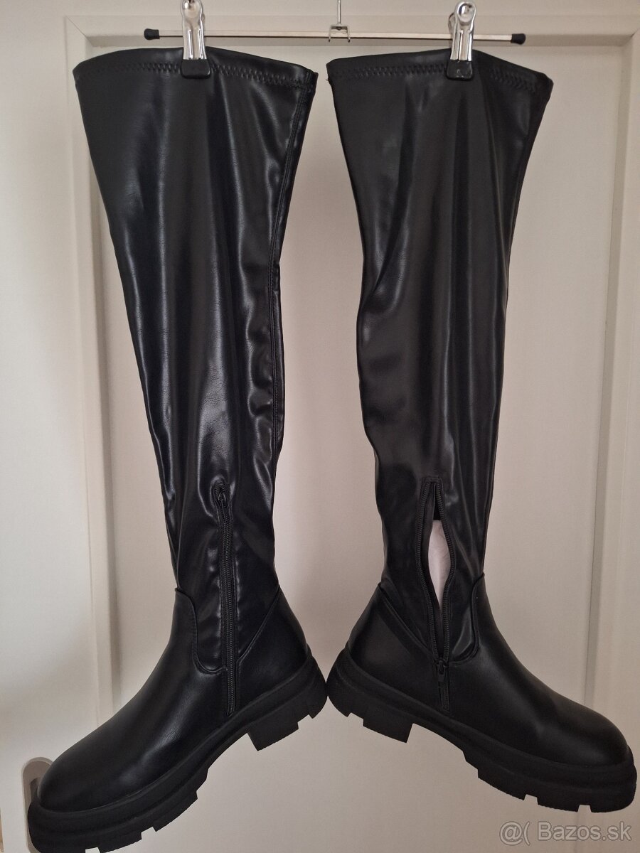 Dámske nové čižmy nad kolená - 2