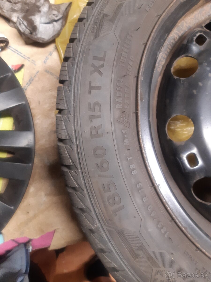 185/60 R15 Zimné pneumatiky Barum Polaris5 4 kusy - 2