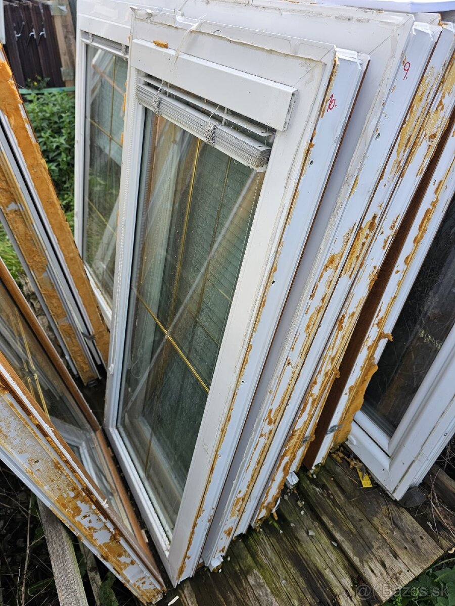 Použité plastové okno fix 580x1250 - 2