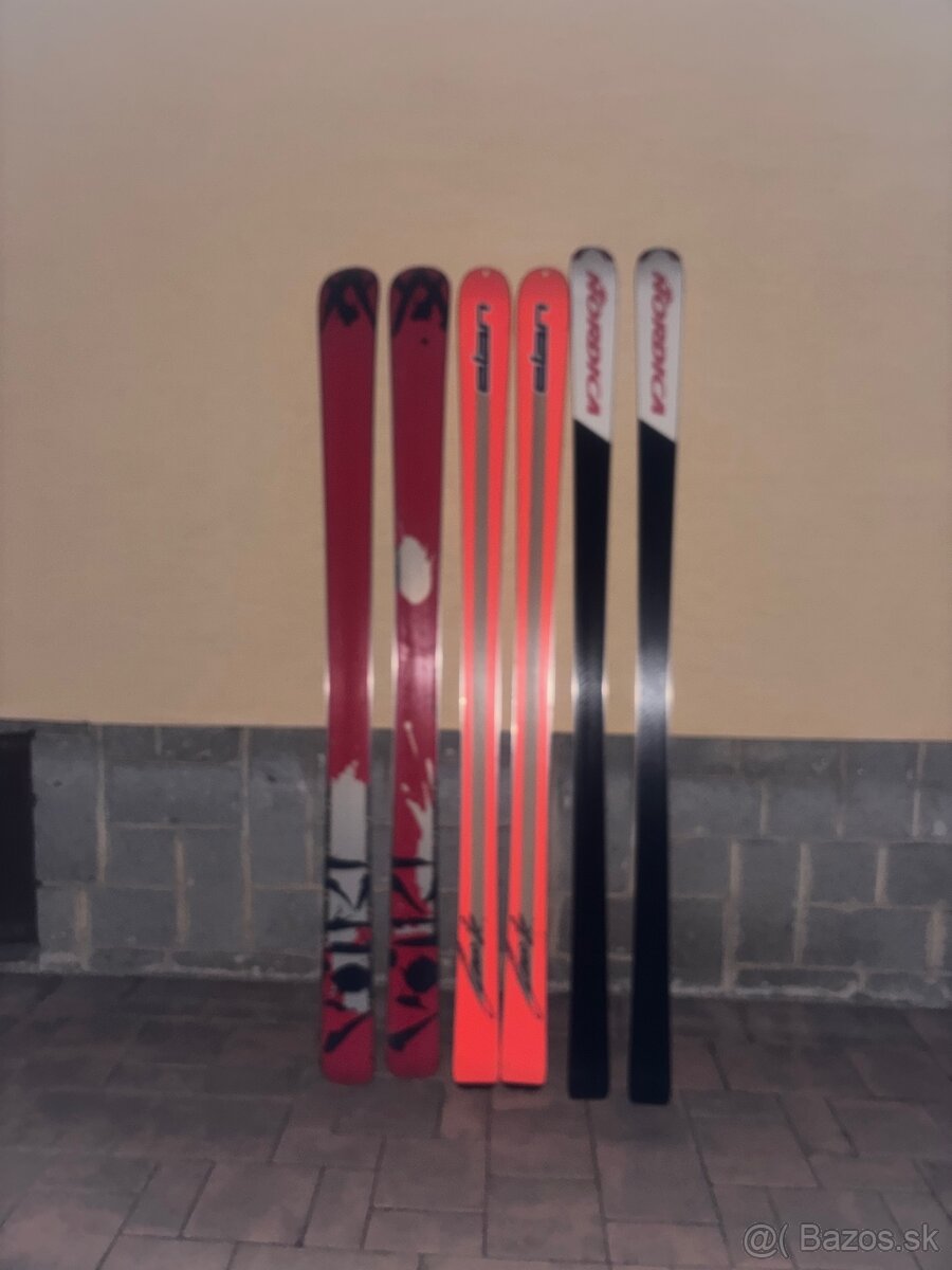 Predám nové lyže bez viazania Nordica ,Elan,Völkl 176-181 cm - 2