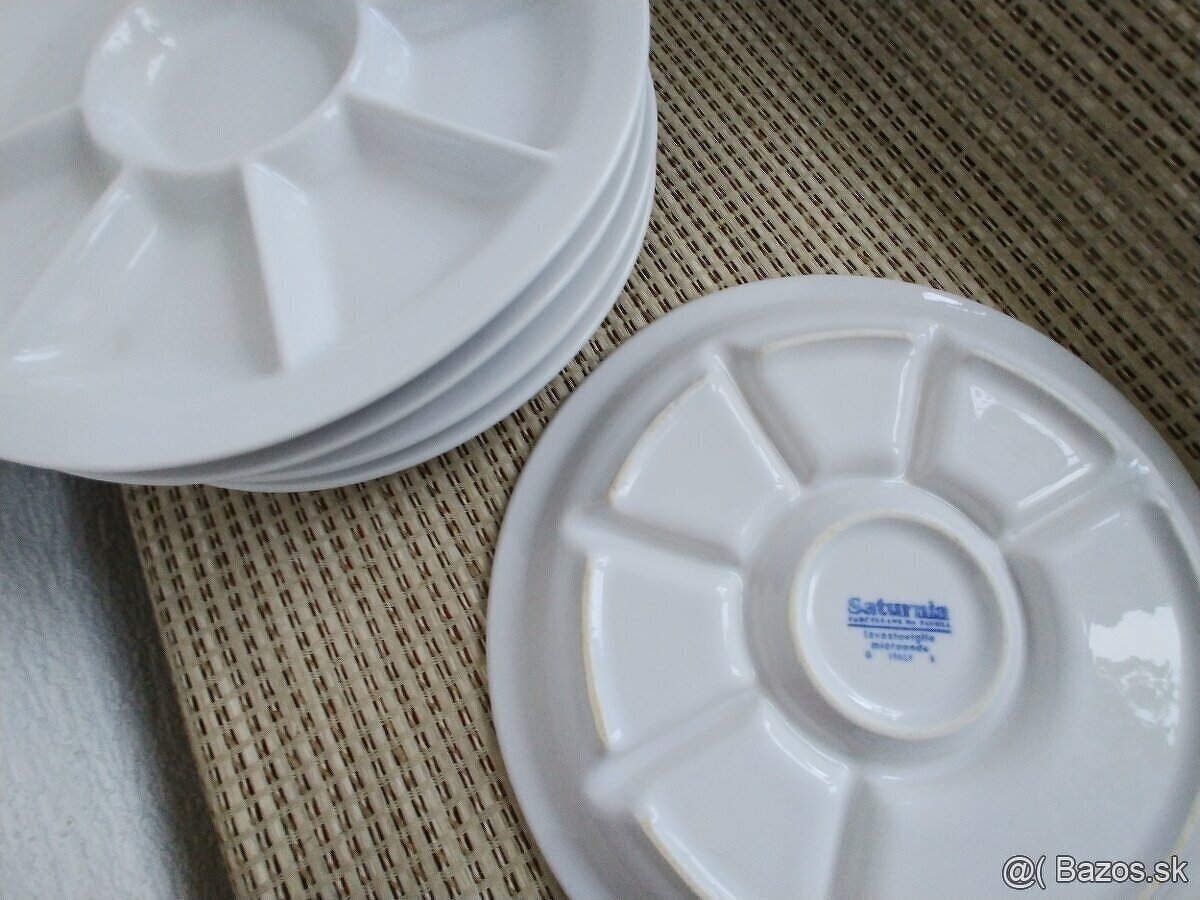 Delené taniere na tapas / chuťovky, hotelový porcelán - 2