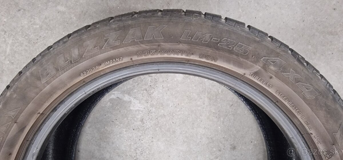 Zimne pneumatiky 235/50 r19 Bridgestone Blizzak - 2