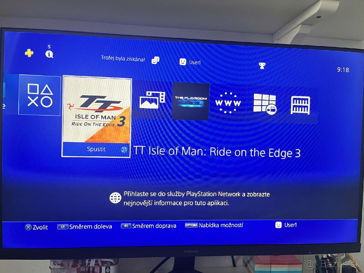 PS4 Slim 1TB + hra - 2