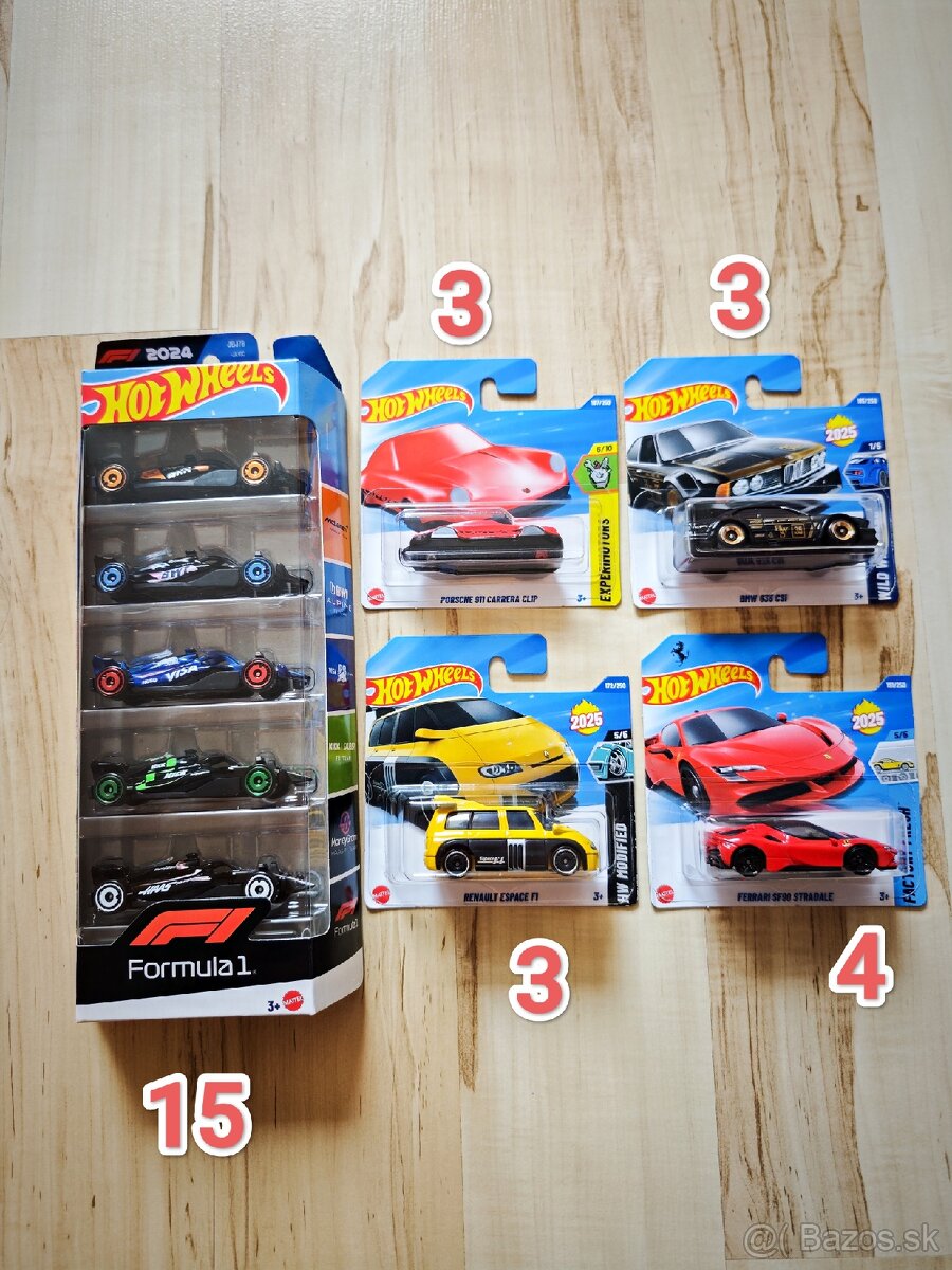 Hotwheels 5 packy Fast and Furious - 2