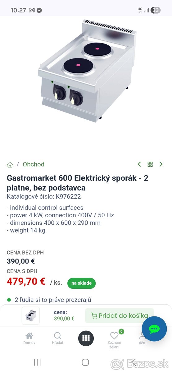 El.pec šporák,platnička - 2