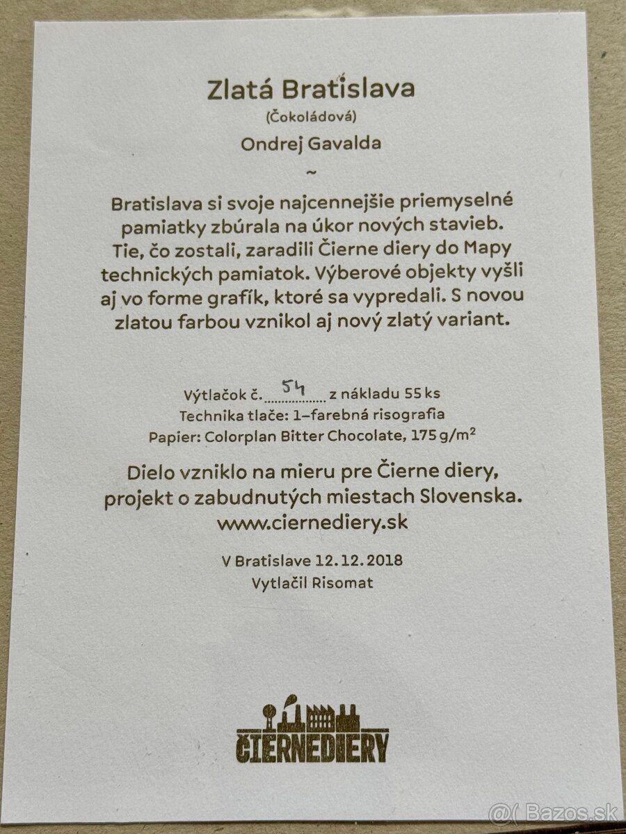 Zlatá Bratislava - Čierne diery - 2