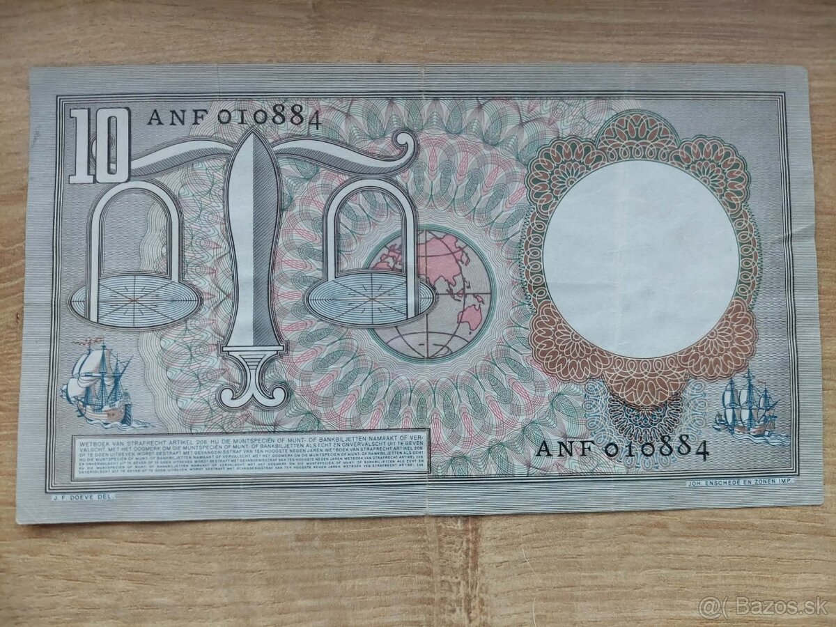 10 Gulden 1953 - 2