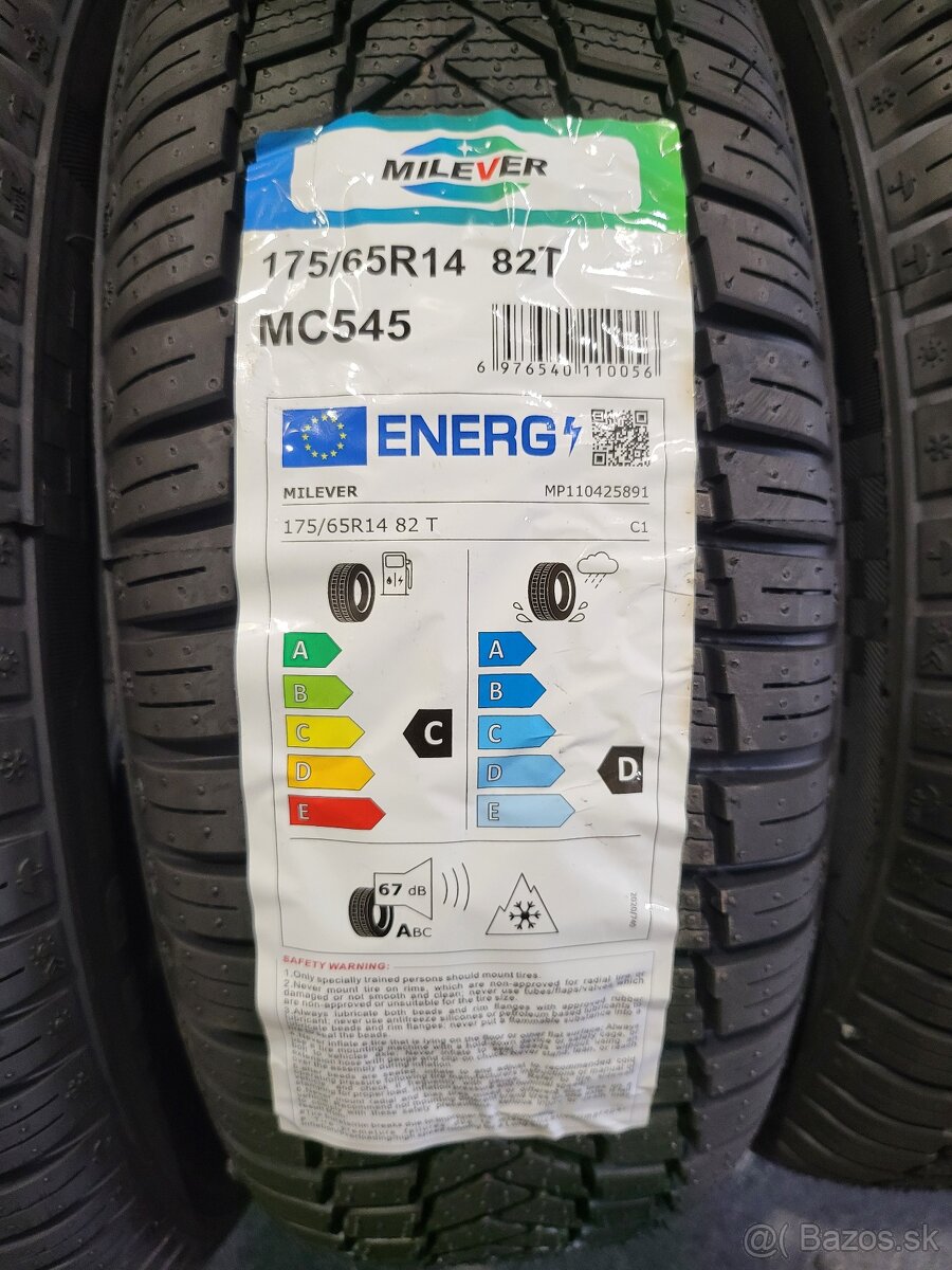 175/65 R14 Milever celoročné pneumatiky - 2