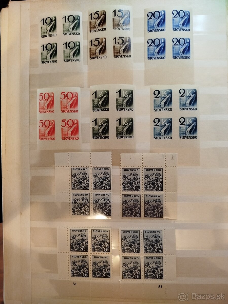 Slovenský štát - partia známok - 2