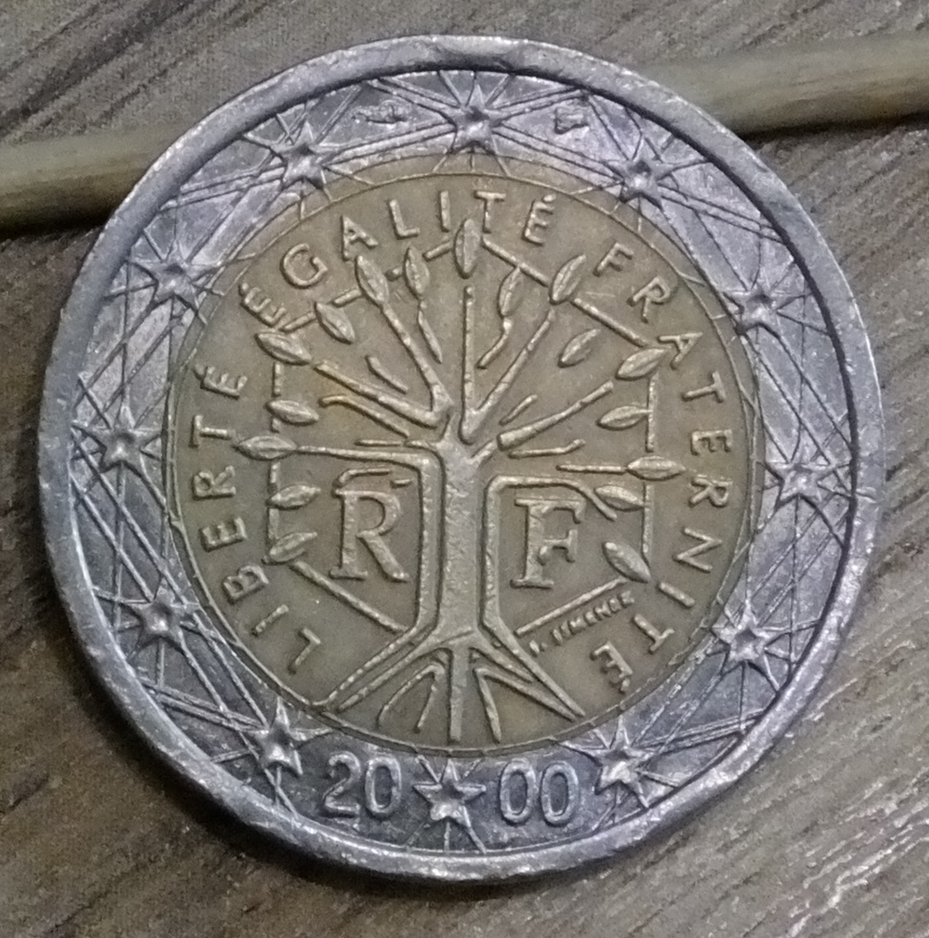 2 Euro - rok 2000 Francuzsko - x21 - 2