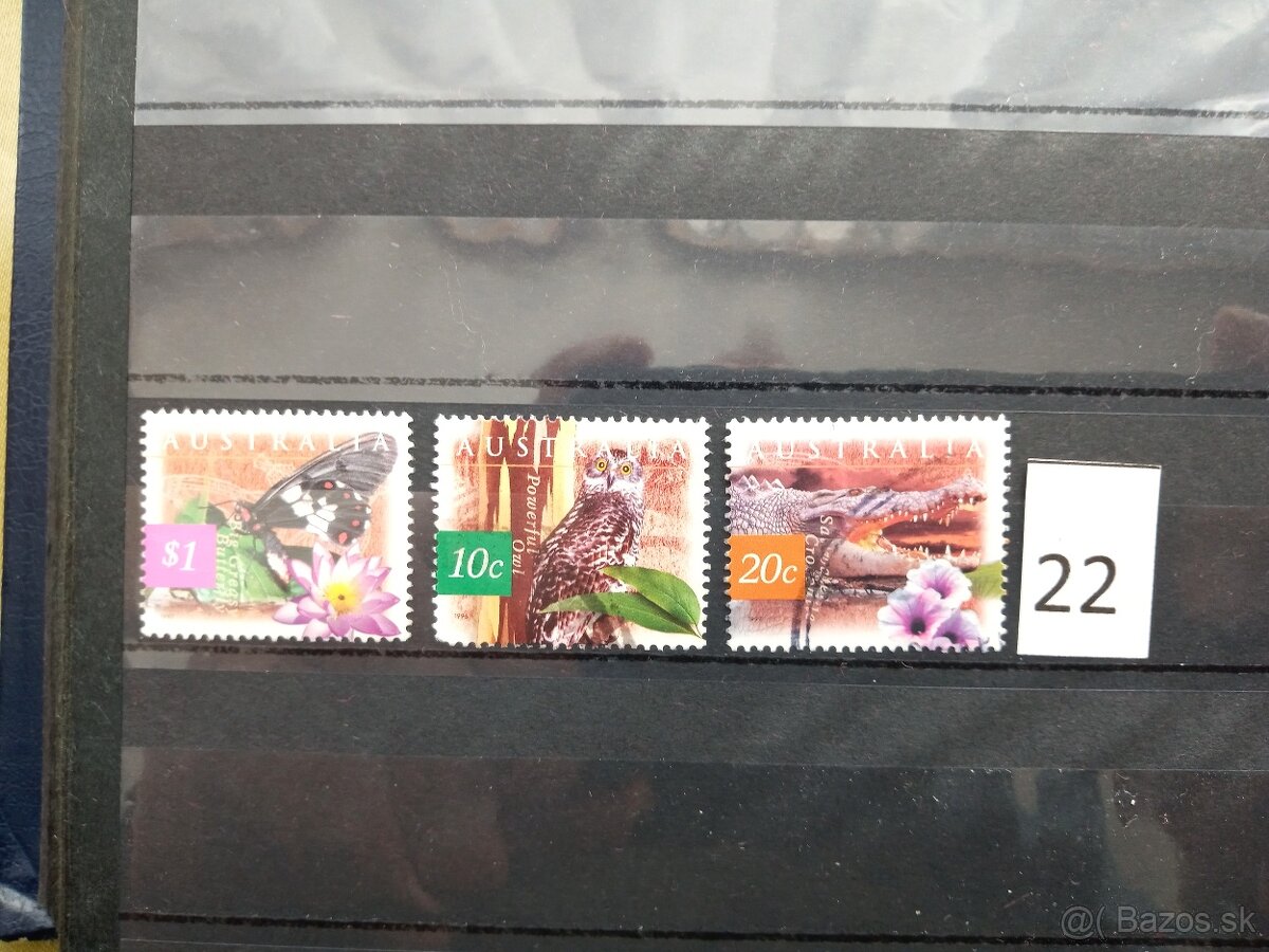 Poštové známky č.470 - OCEÁNIA - 5 ks sérií - 2