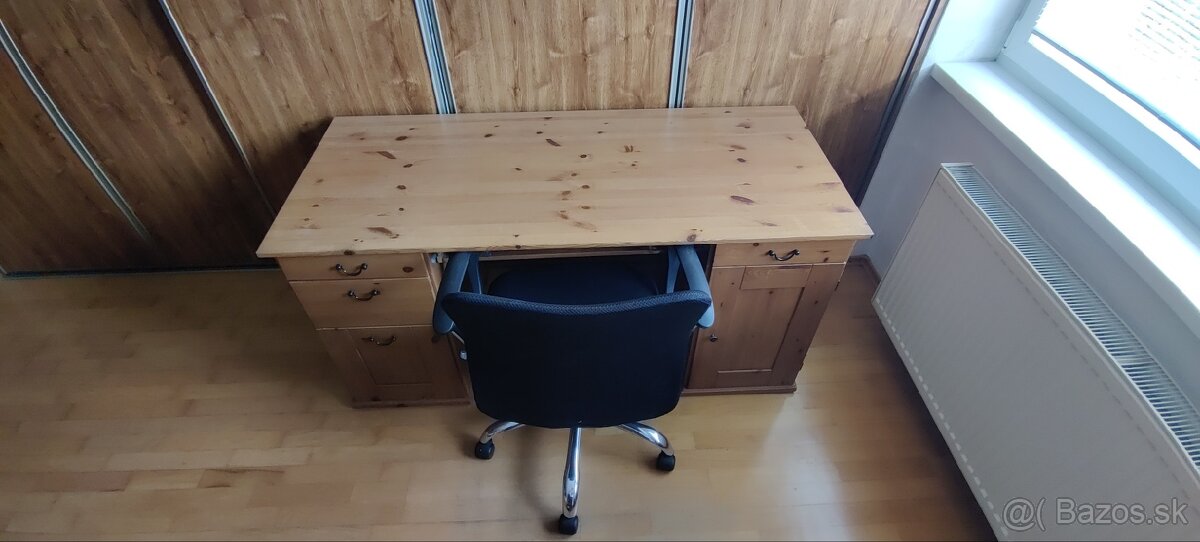 Písací stôl IKEA Leskvik s kancelárskou stoličkou - 2