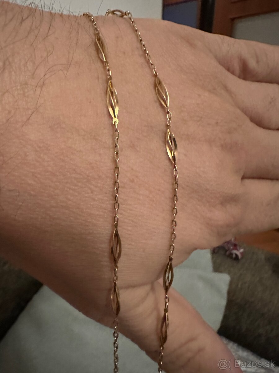 Damska zlata retiazka 14kt zlato - 2