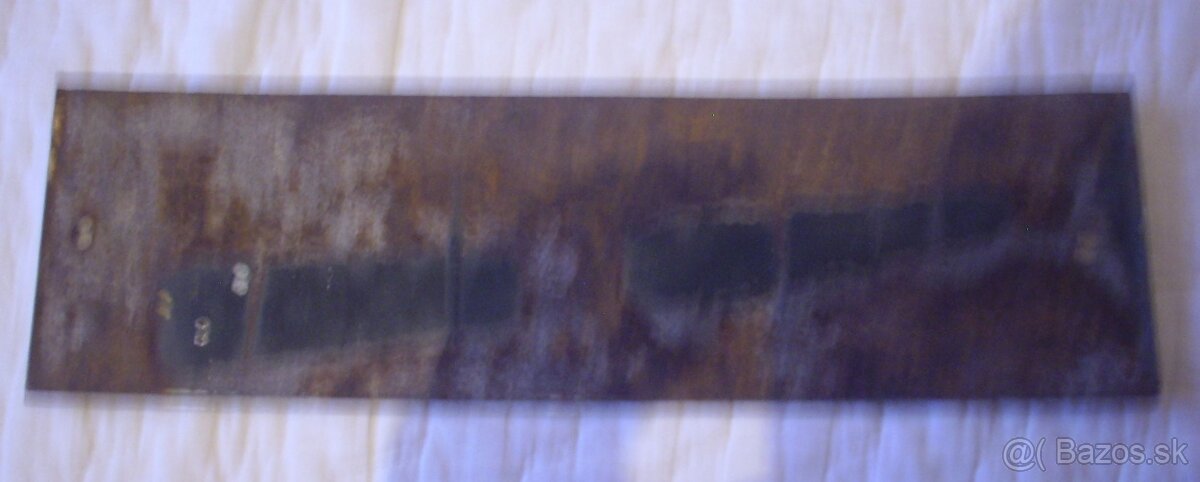 Stará smaltovaná tabulka- 35cm - 2