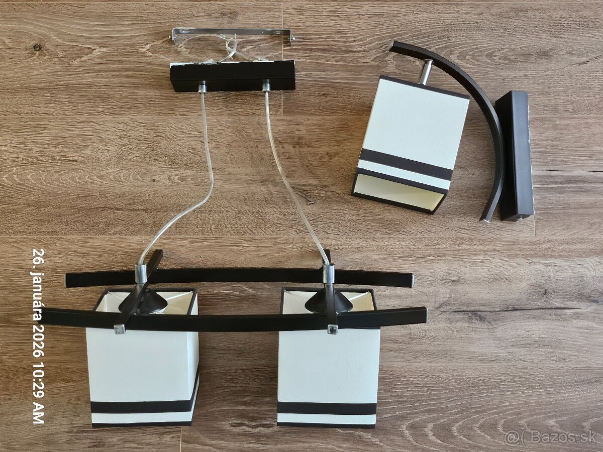 Stropné a nástenné svietidlo - súprava - 2