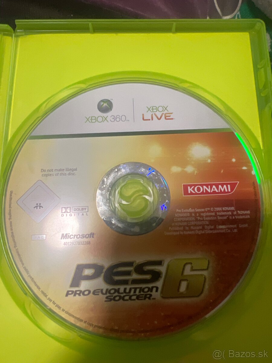 Predam hru na xbox 360 PES 6 - 2