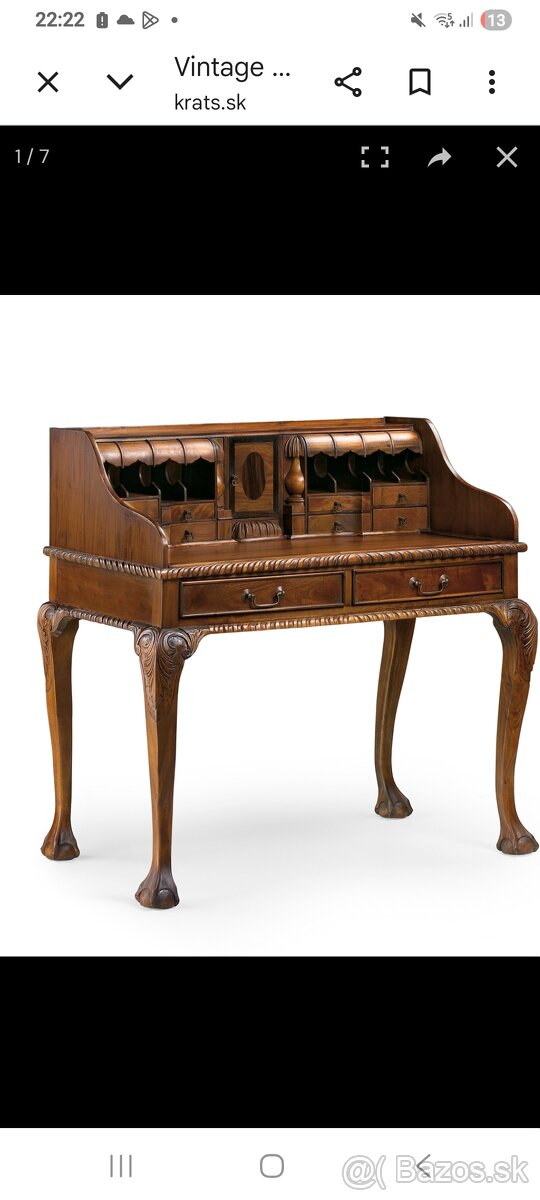 Starožitný písací stôl - 2