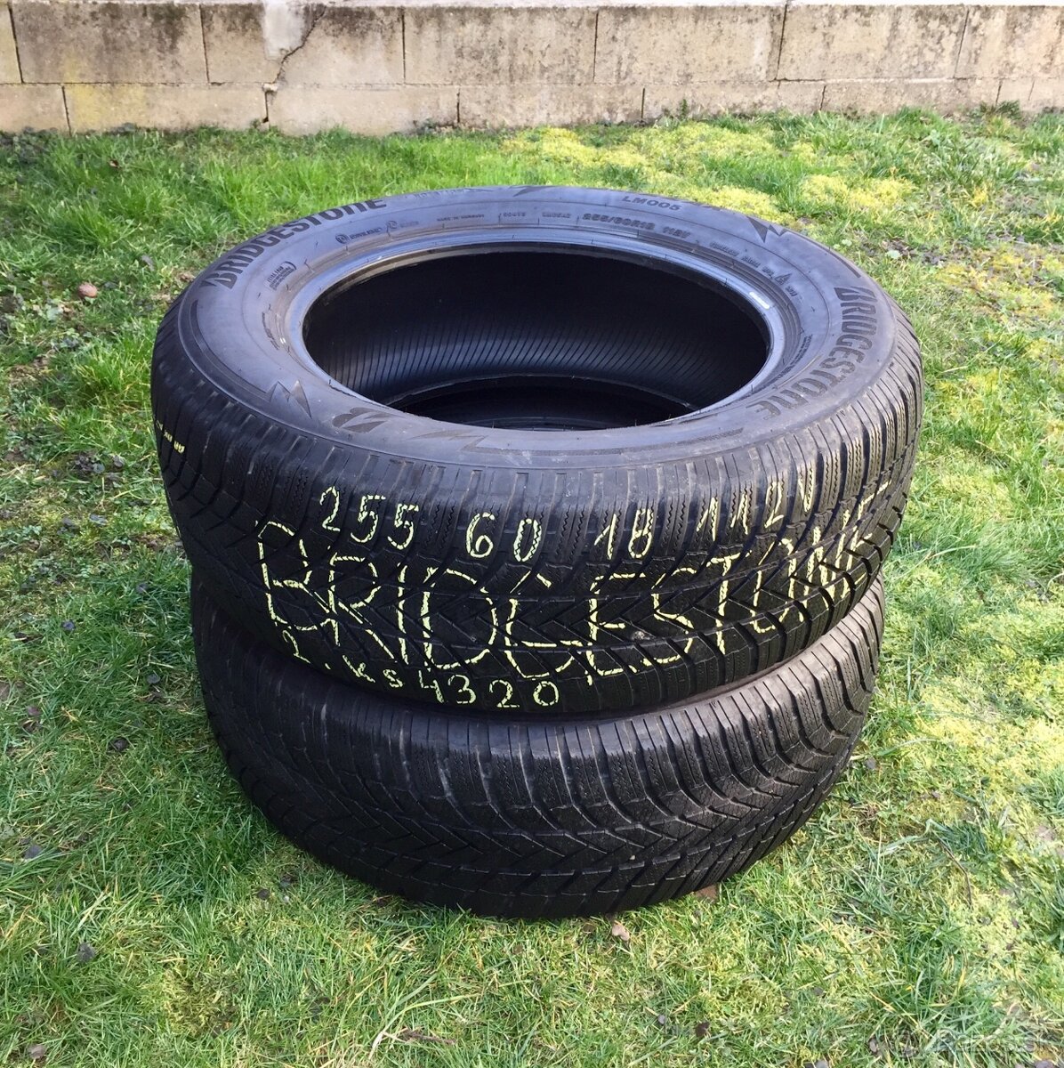 255/60 r18 zimné Bridgestone 112V - 2