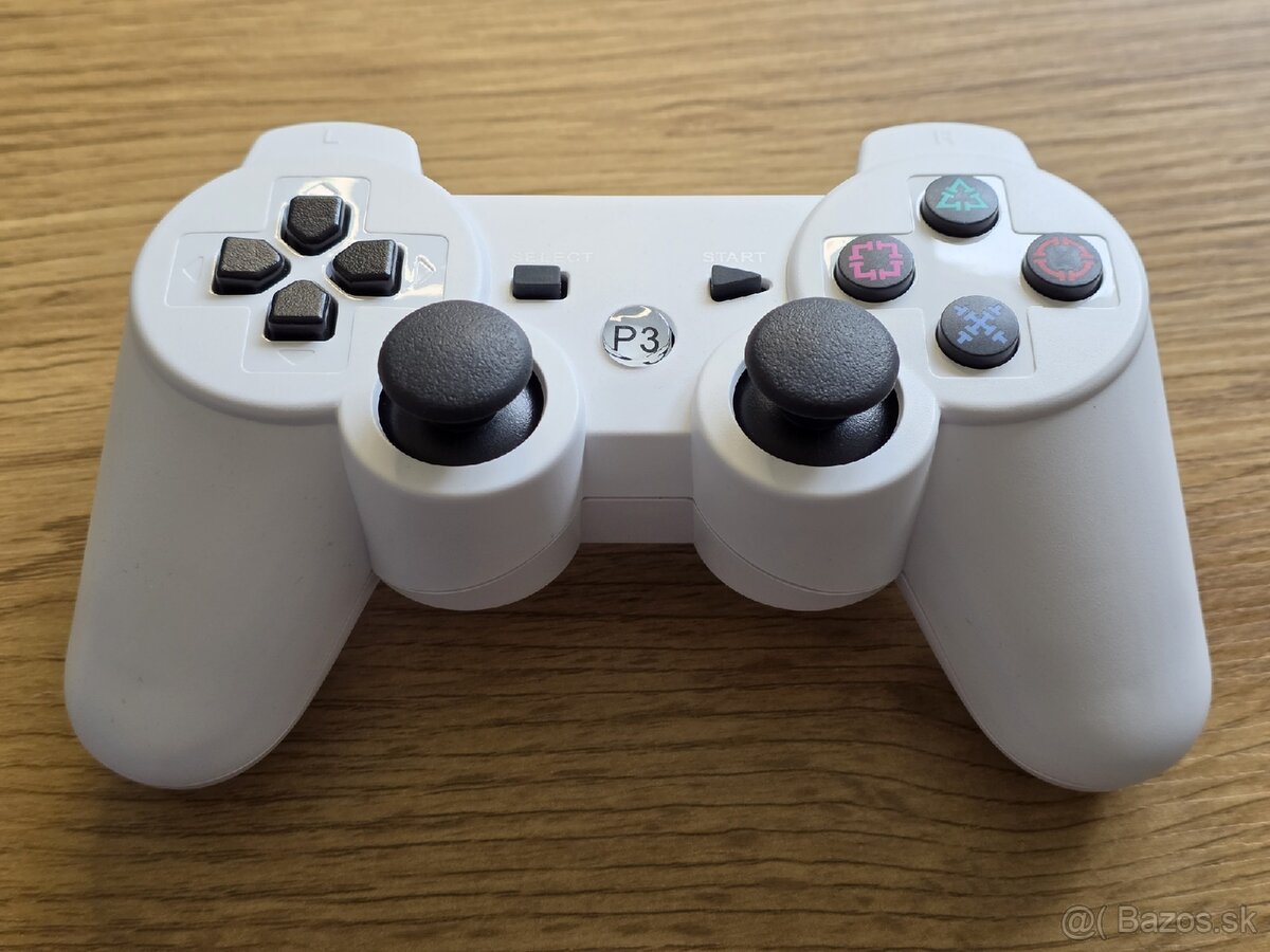 Bezdrôtový ovládač na PS3 Biely - 2