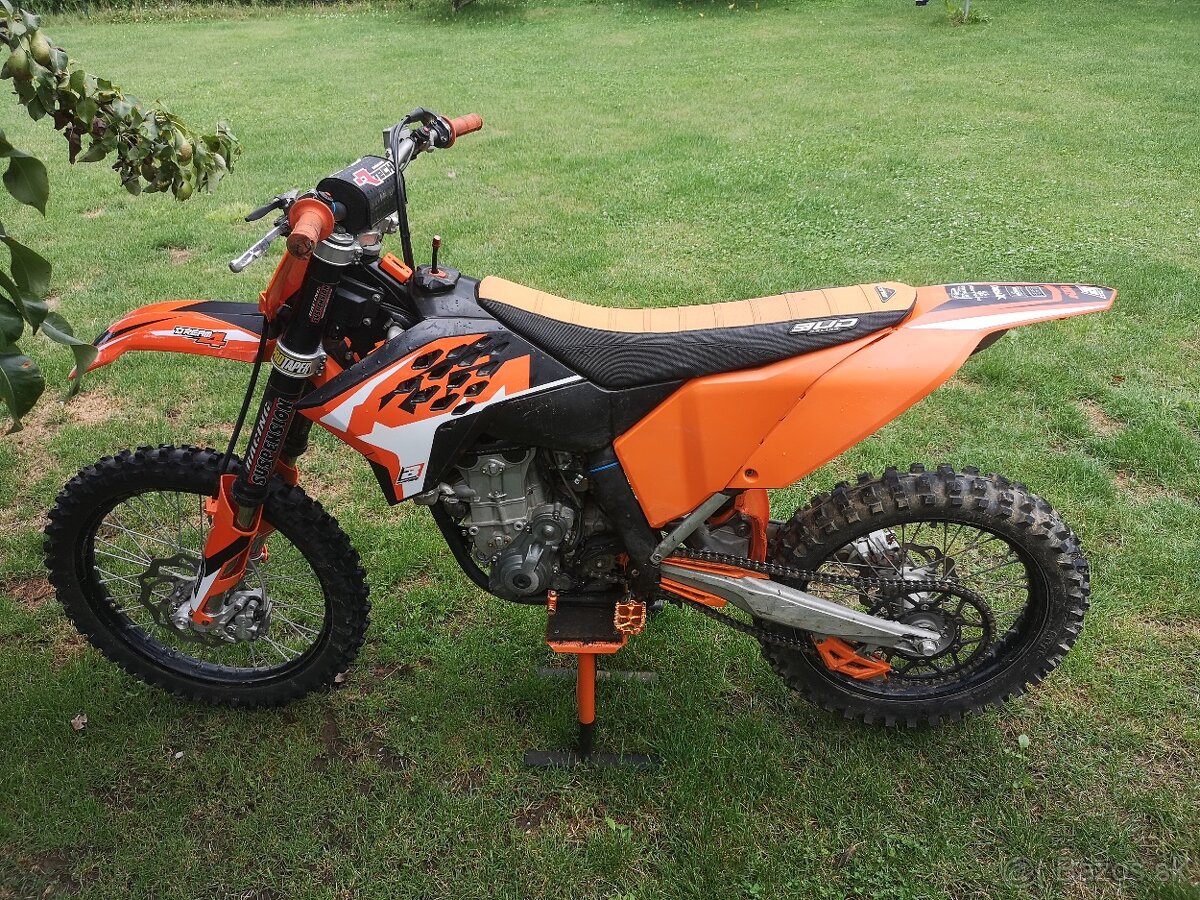 KTM sx-f 450, r. v. 2009 se startérem a ventilátory