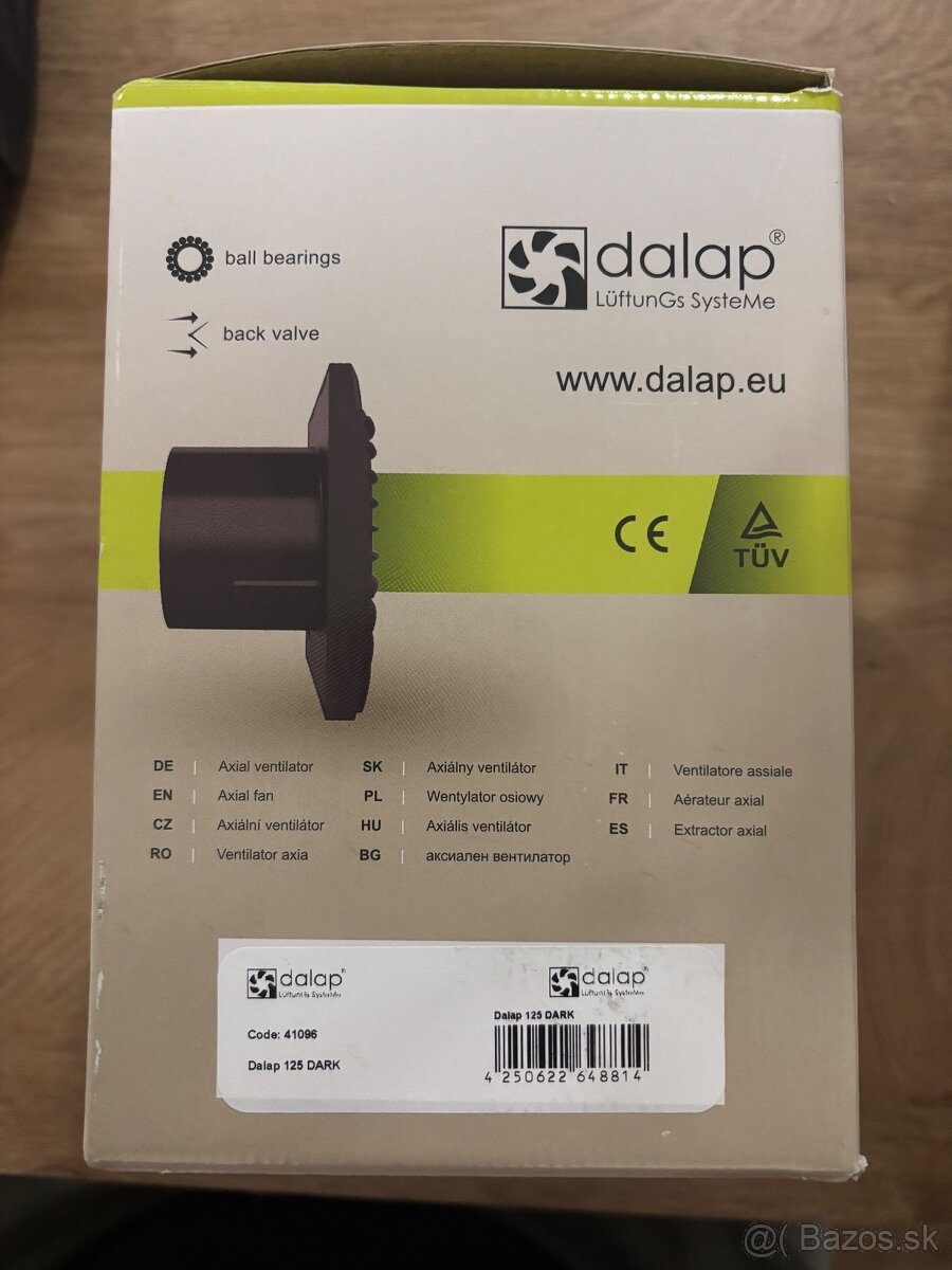 Ventilátor na wc zn Dalap 125 Dark - 2