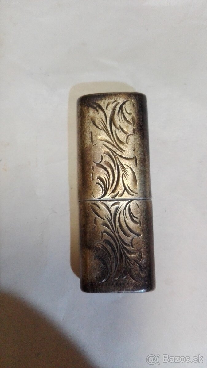 Starozitny strieborny zapalovac - 2
