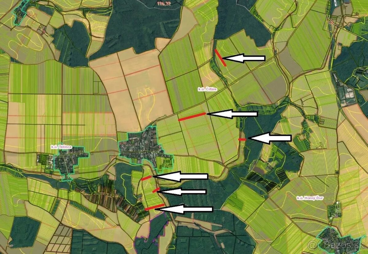 Predaj kvalitnej ornej pôdy v blízkosti obce Čifáre - 2