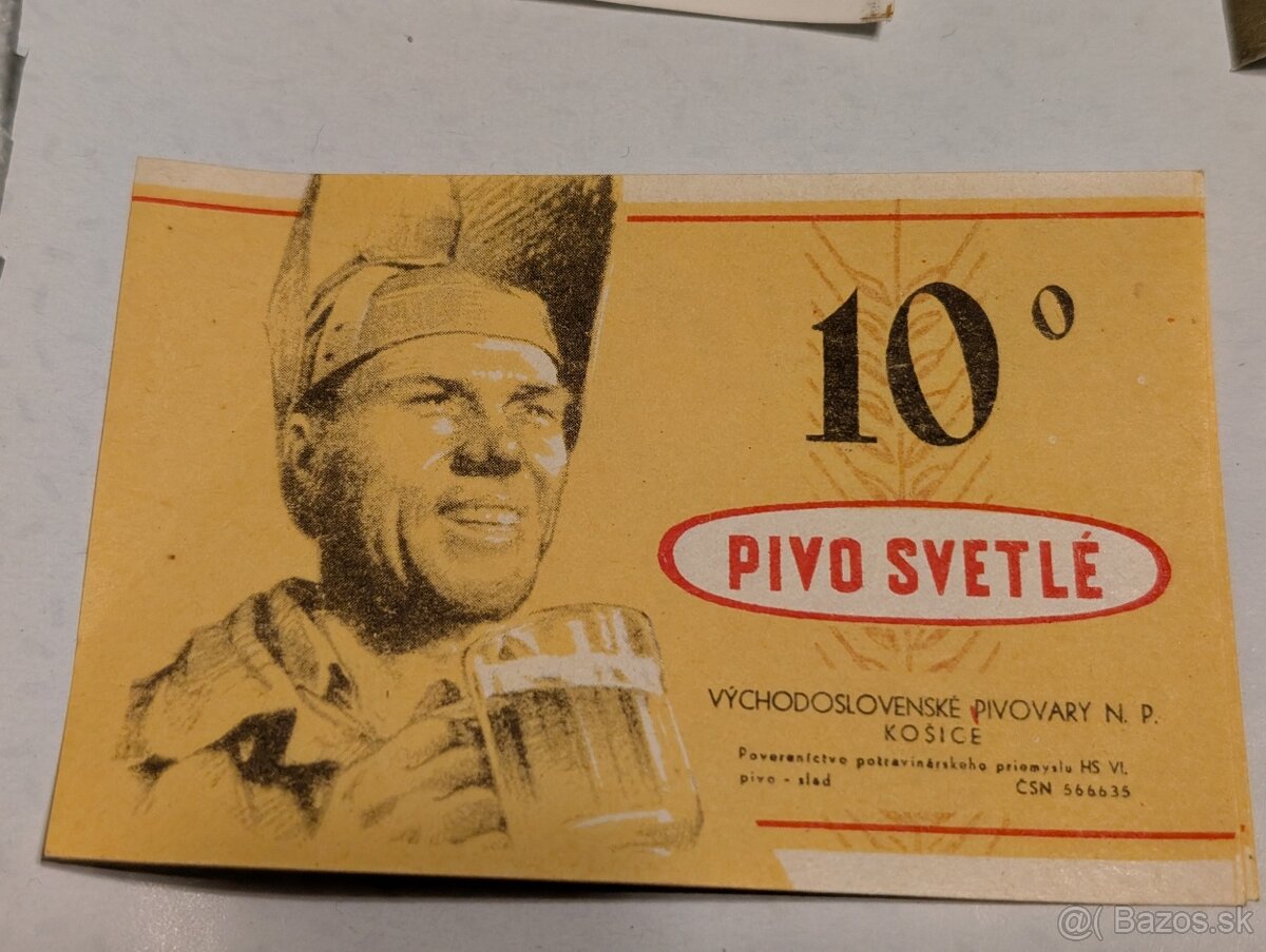 Retro pivné etikety - 2