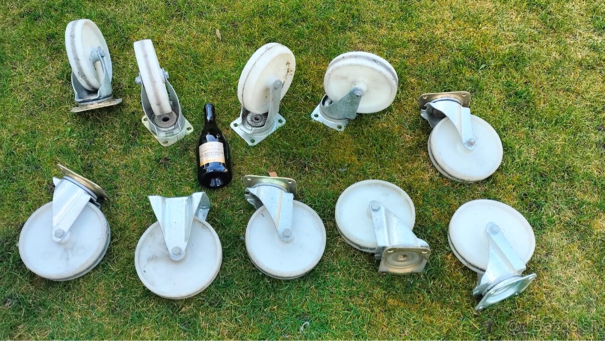 Predám otočné PROFI pojazdové kolieska - 2