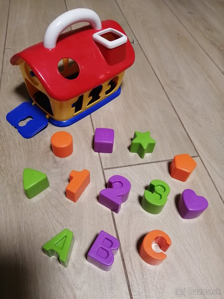 Vkladačka Tupperware a domček čísla tvary písmená - 2