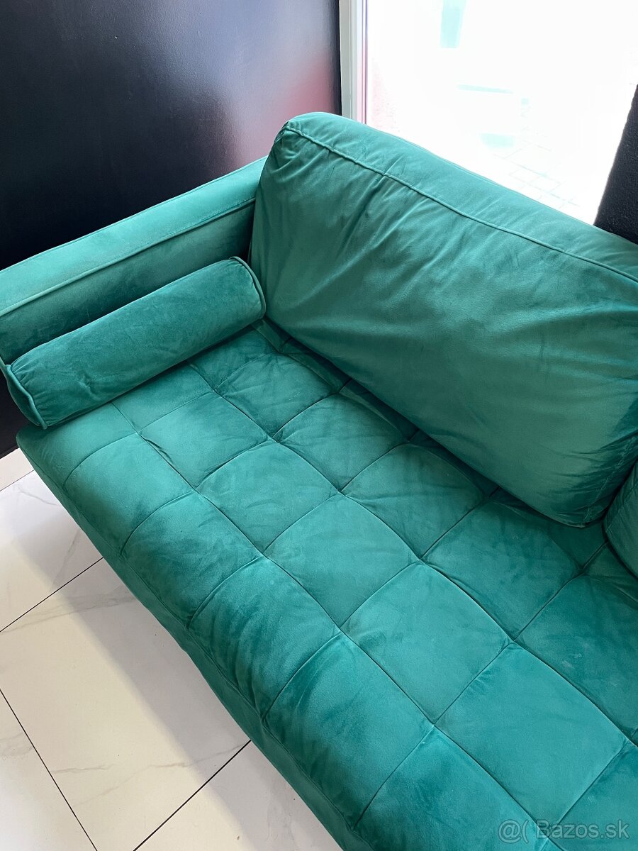 Gauč smaragdovo zelená - 2