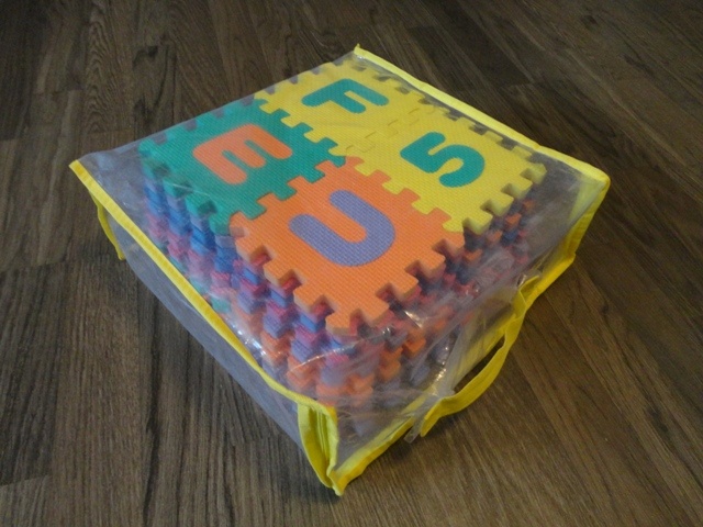 Penové puzzle - 30 ks - Čísla+ ABC + doprava - 2