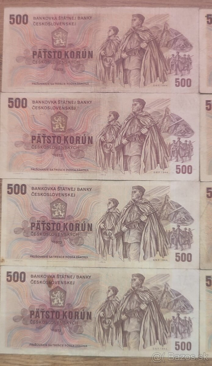 Bankovky 500Kcs - 2