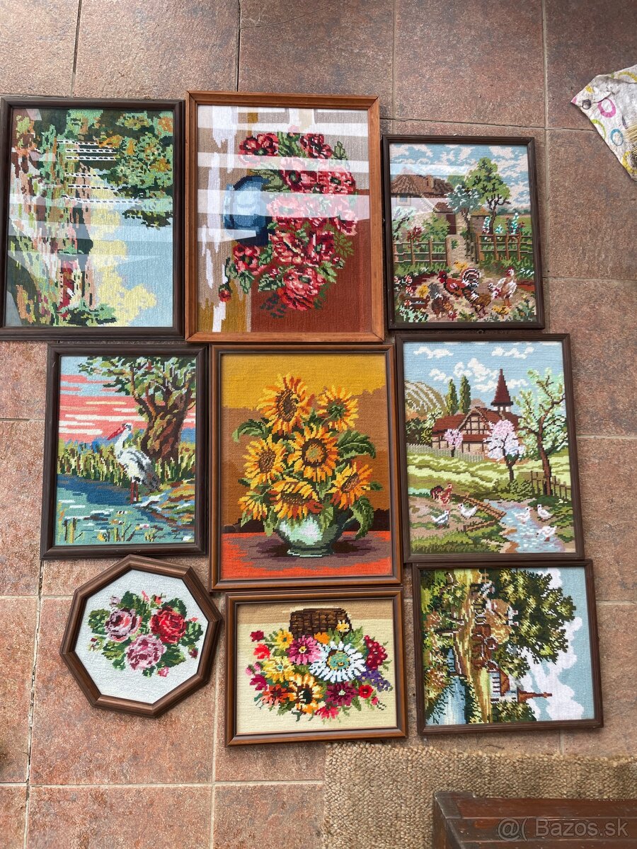 Vyšívané obrazy - 2