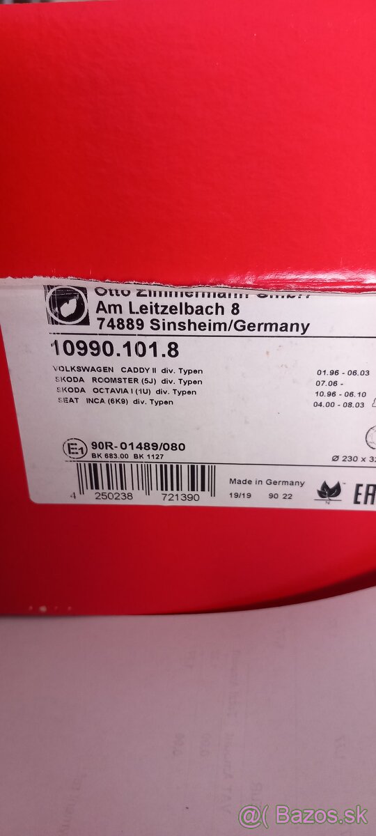 Brzdove čeluste/pakne octavia 1 - 2