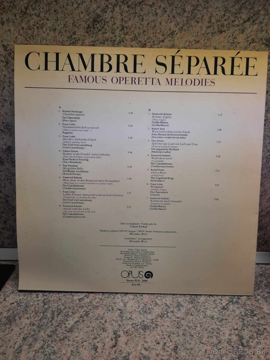 Willy Farkas with his magic violin Chambre Séparée - 2