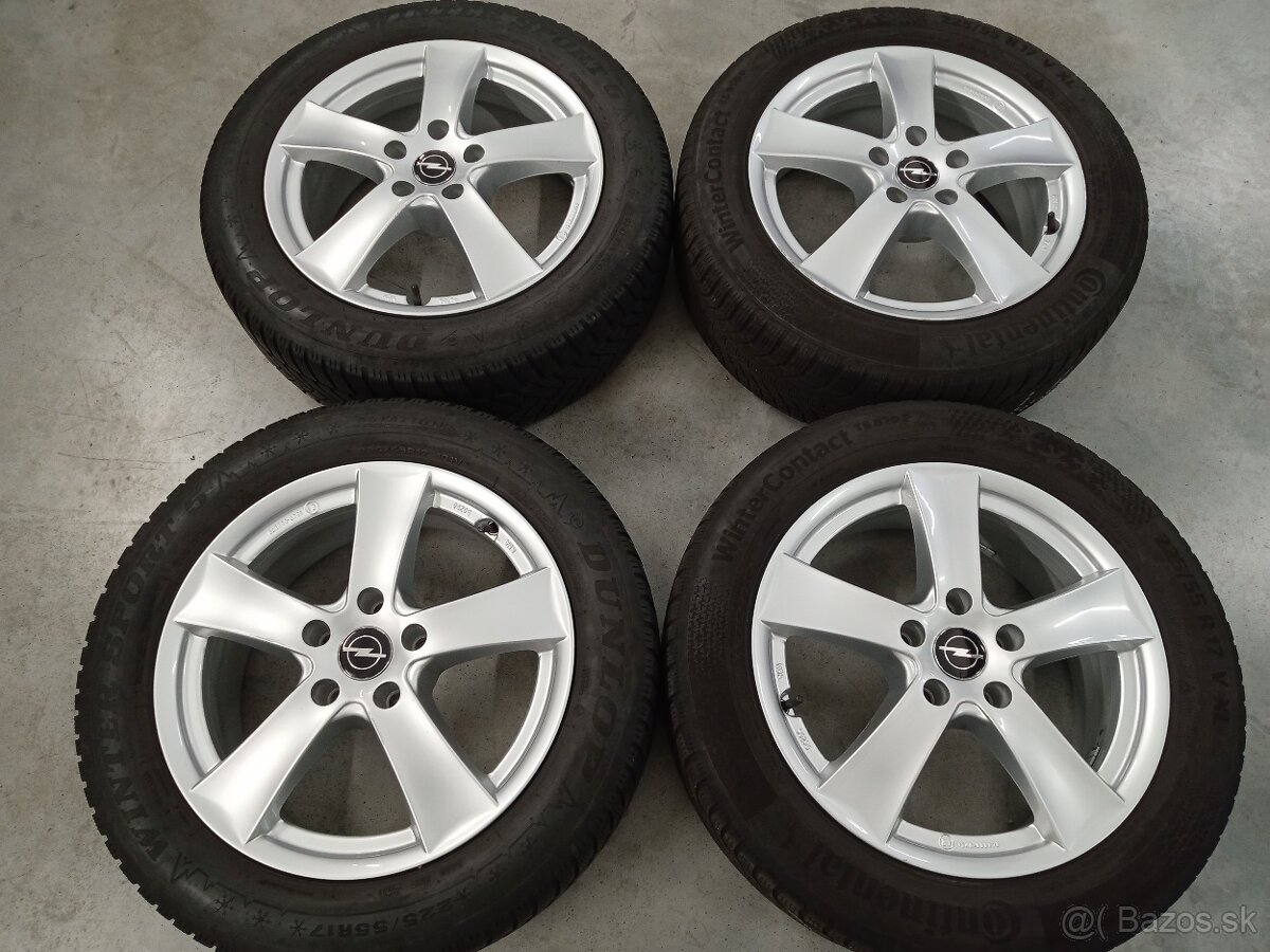 Predam zimne ALU 5x115 R17 7J ET44 DEZENT OPEL INSIGNIA - 2