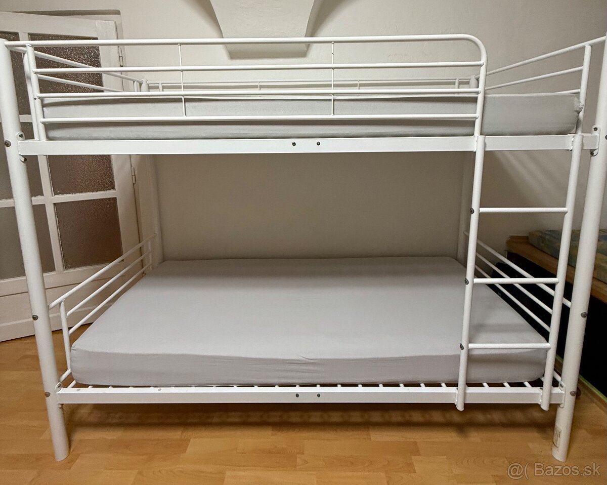 Dvojposchodová kovová posteľ - 2