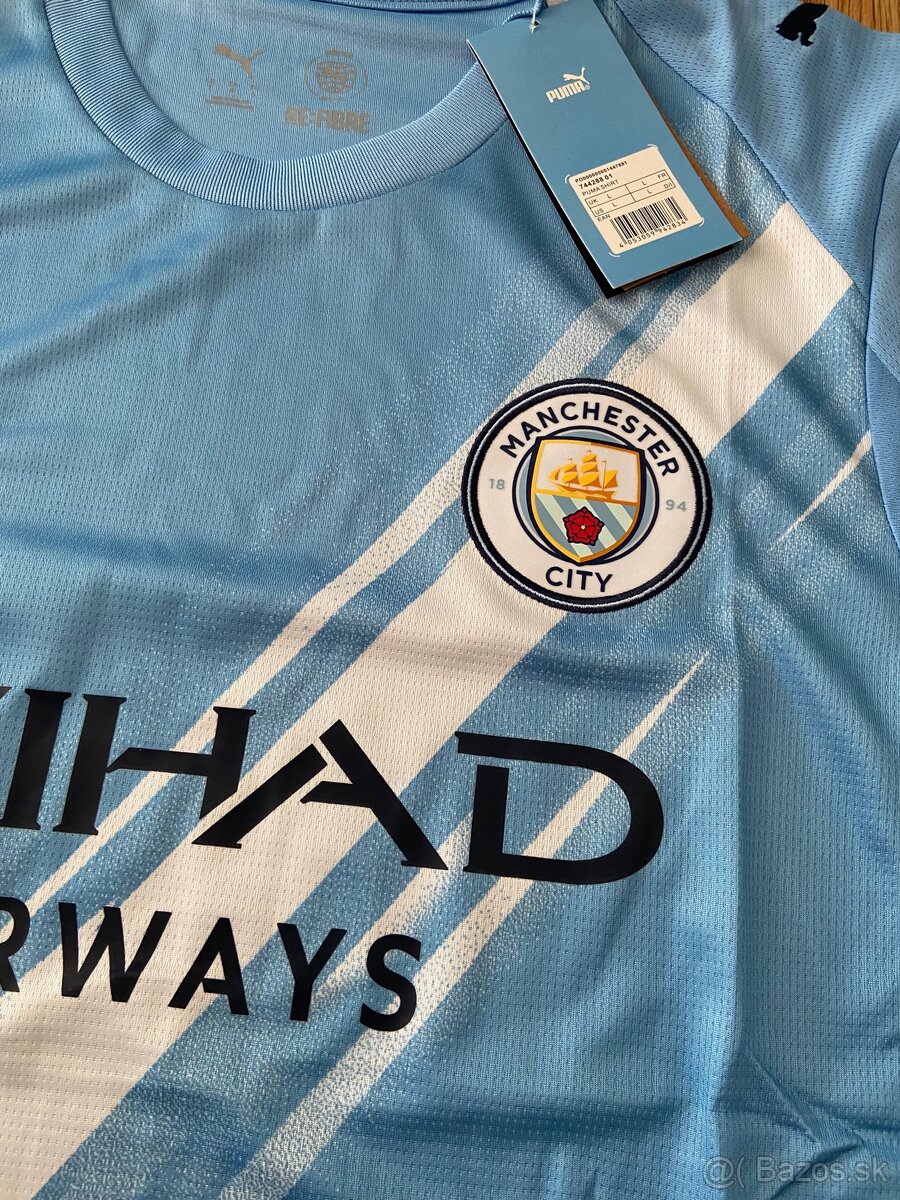 Manchester City dres – veľkosť M a L – nový so štítkami - 2