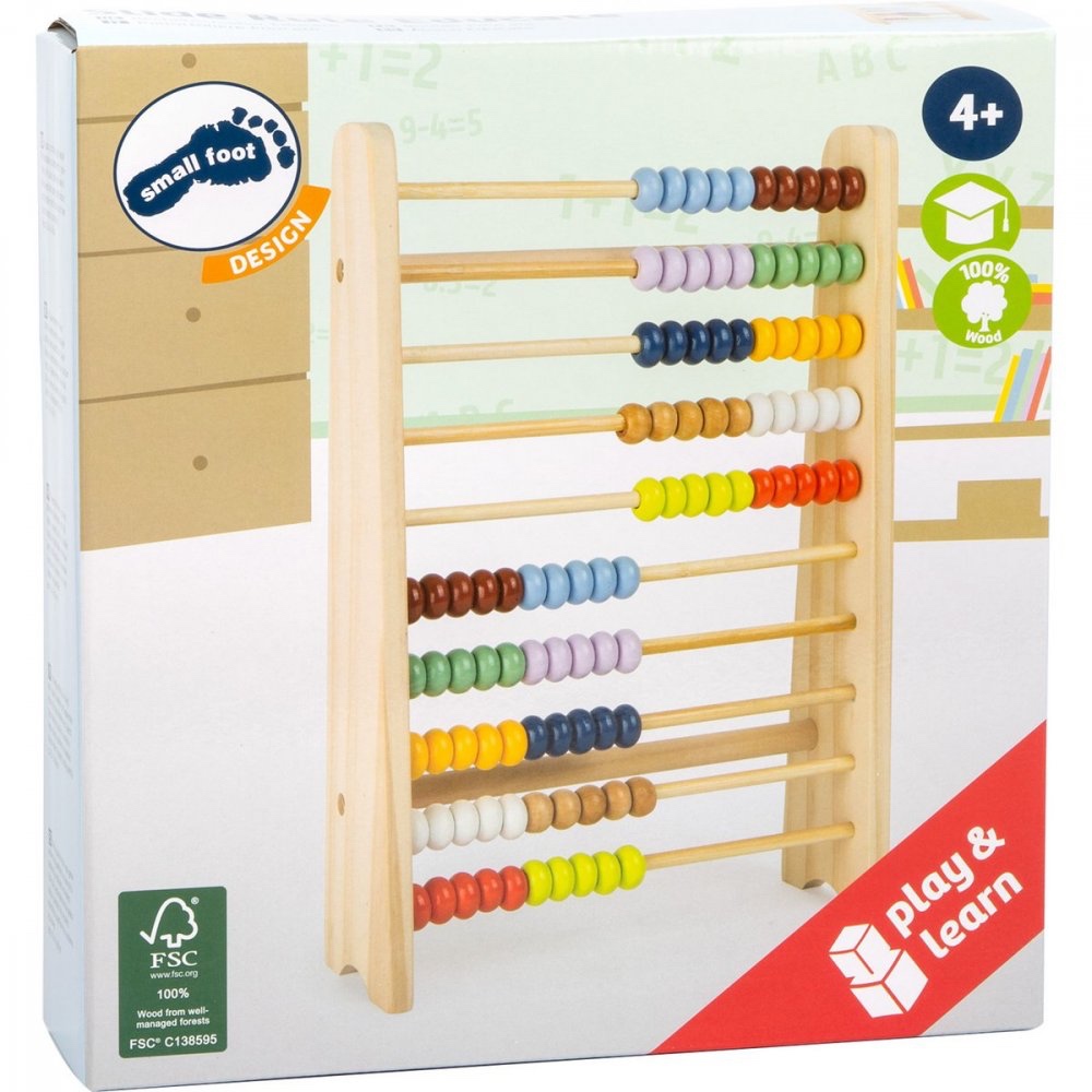 Vedomostne eko hračky - Posuvné drevené počítadlo - 2