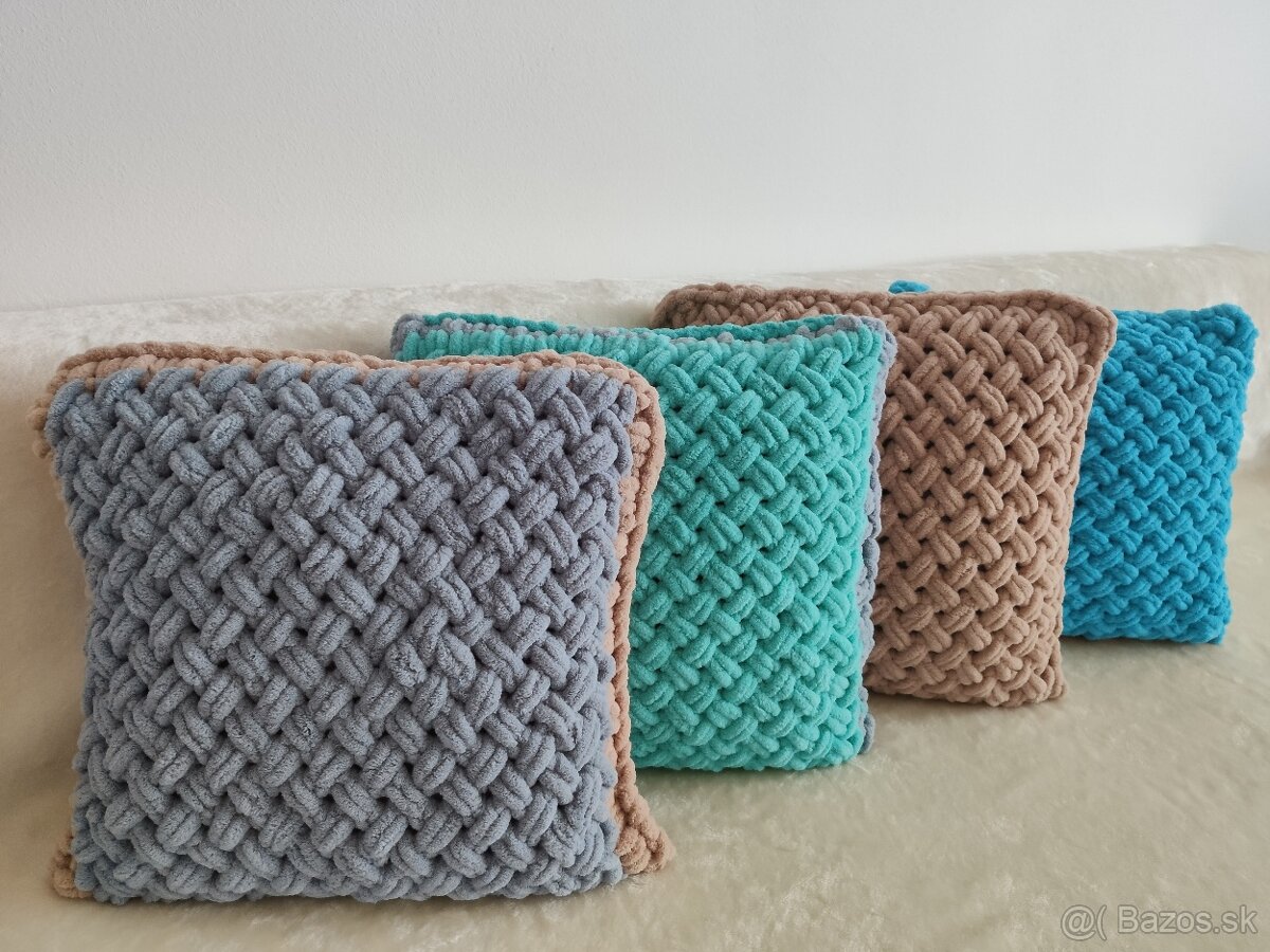 Pletený vankúš - 2