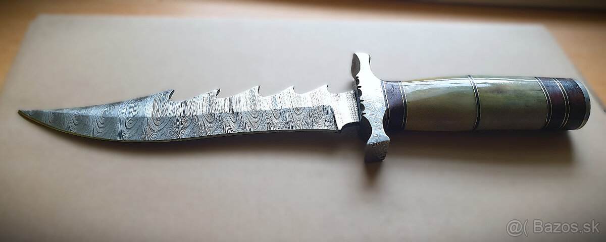 VEĽKÝ Damaškový lovecký nôž - 2