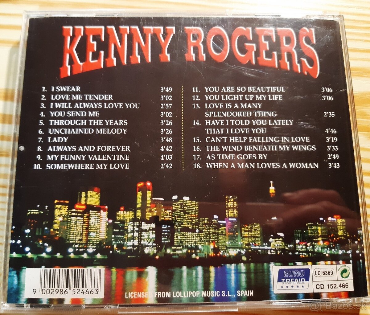 CD Kenny Rogers - Dreaming love hits - 2