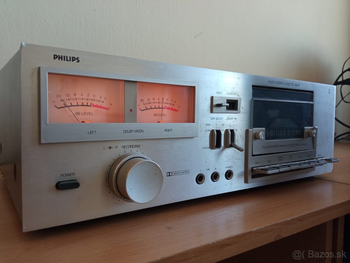 DECK PHILIPS N5151 K OPRAVĚ - VU METRY - 2